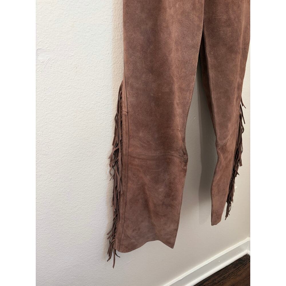 Vintage Leather Chaps Western Express Size Large Rodeo Horseback Riding Trousers - Picture 8 of 10